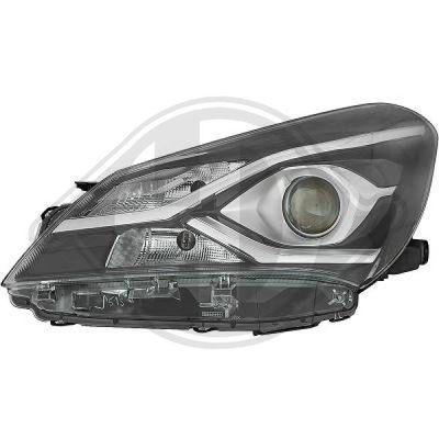 DIEDERICHS 6607381 Основная фара  для TOYOTA YARIS (Тойота Ярис)