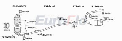 Układ wydechowy EUROFLO CNDIS16D7004C