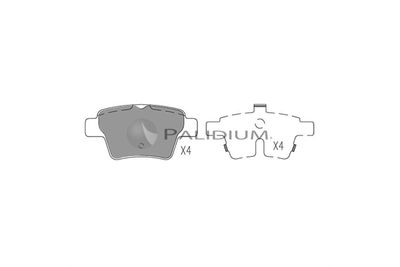 Комплект тормозных колодок, дисковый тормоз ASHUKI by Palidium P1-1096 для BYD G6