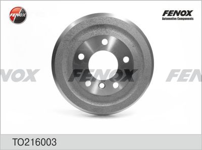 FENOX TO216003 Гальмівний барабан 