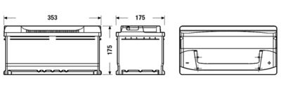 BATERIE DE PORNIRE EXIDE EB852 1