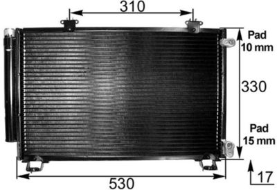 CONDENSATOR CLIMATIZARE MAHLE AC292000P 1