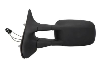 Zijspiegel Links (mechanisch, asferisch) past: SEAT INCA  VW CADDY II 11.95-01.04