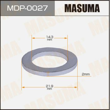 Уплотнительное кольцо, резьбовая пробка маслосливн. отверст. MASUMA MDP-0027 для HONDA CROSSROAD