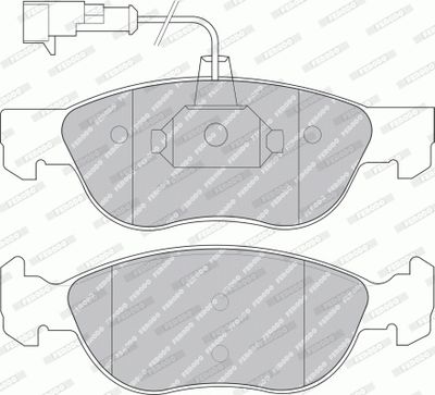 SET PLACUTE FRANA FRANA DISC FERODO FDB1056B 1