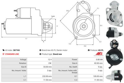 STARTER AS-PL S6716S 4