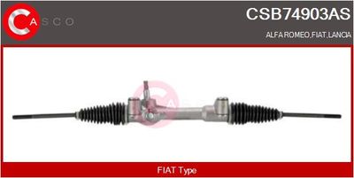 Рулевой механизм CASCO CSB74903AS для FIAT CINQUECENTO