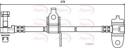 Brake Hose APEC HOS3556