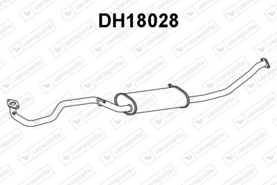 Предглушитель выхлопных газов VENEPORTE DH18028 для DAIHATSU CUORE