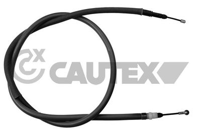 Тросик, cтояночный тормоз CAUTEX 038490 для CITROËN JUMPY