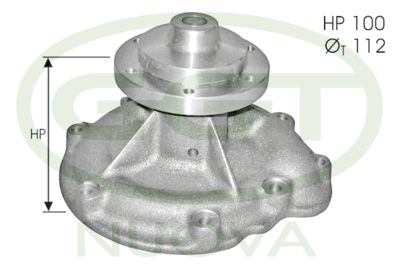GGT Hulpwaterpomp (koelwatercircuit) (PA11222)