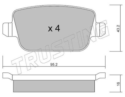 SET PLACUTE FRANA FRANA DISC TRUSTING 7960