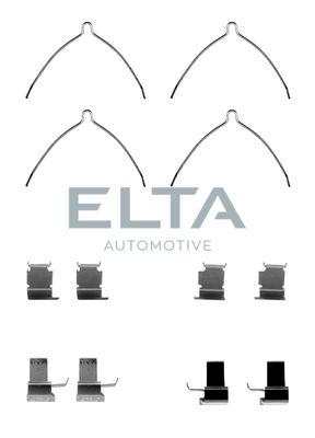 Комплектующие, колодки дискового тормоза ELTA AUTOMOTIVE EA8623 для TOYOTA LITEACE