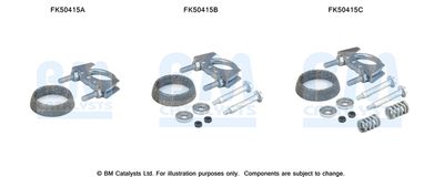 Монтажен комплект, изпускателна тръба BM Catalysts FK50415