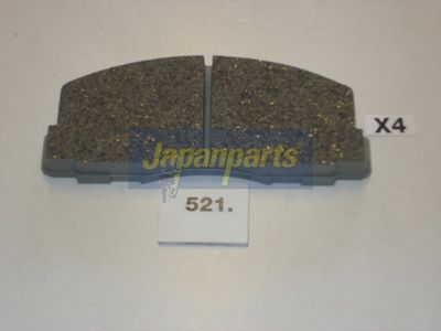 JAPANPARTS Stabdžių trinkelių rinkinys, diskinis stabdys