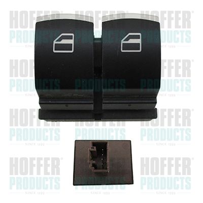 HOFFER 2106164 Кнопка стеклоподьемника для VW CADDY ALLTRACK вэн (SAB)