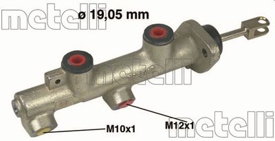 Главный тормозной цилиндр METELLI 05-0121 для AUSTIN MINI