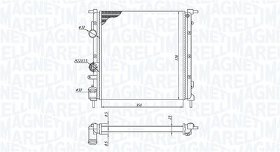 MAGNETI MARELLI Kühler, Motorkühlung