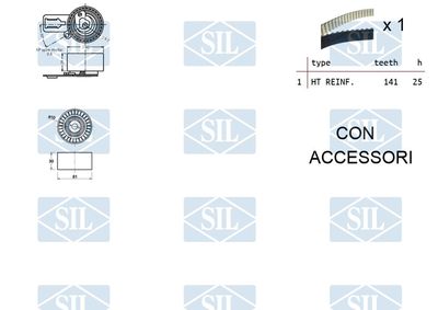 SET CUREA DE DISTRIBUTIE Saleri SIL TK1358 1
