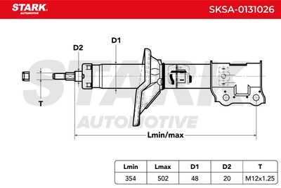 амортисьор STARK SKSA-0131026
