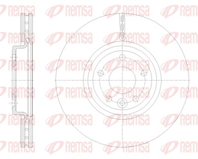 REMSA 62132.10 Гальмівні диски 