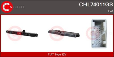 COMUTATOR LUMINI DE AVARIE CASCO CHL74011GS