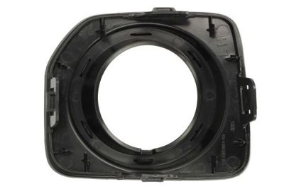 Voorbumper afdekking Voor Links (met mistlampgaten, plastic, zwart) past: LAND ROVER DISCOVERY IV L319 09.09-04.17