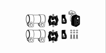 SET MONTARE SISTEM DE ESAPAMENT