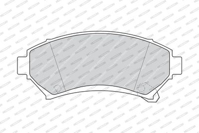 BREMSBELAGSATZ SCHEIBENBREMSE FERODO FDB1265 1
