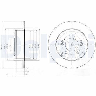 DISC FRANA DELPHI BG4260