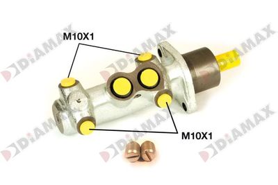 Главный тормозной цилиндр DIAMAX N04575 для FIAT PUNTO
