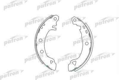 PATRON PSP401 Тормозные колодки барабанные  для ALFA ROMEO 145 (Альфа-ромео 145)