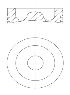 Zuiger - 099PI00132000 - MAHLE