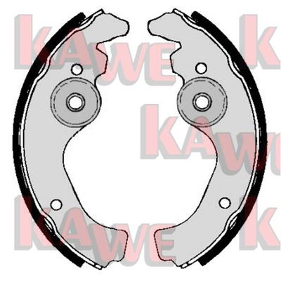 Комплект тормозных колодок KAWE 00660 для AUTOBIANCHI BIANCHINA