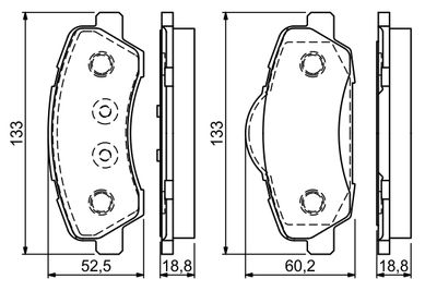 SET PLACUTE FRANA FRANA DISC BOSCH 0986494713 6