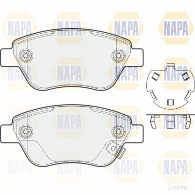 Brake Pad Set NAPA NBP1620