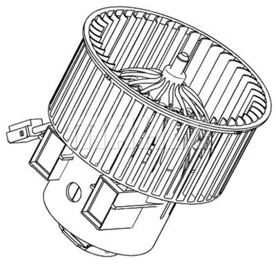 Kupéfläkt MAHLE AB 116 000P