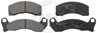 Zestaw klocków hamulcowych, hamulce tarczowe A.B.S. 38200