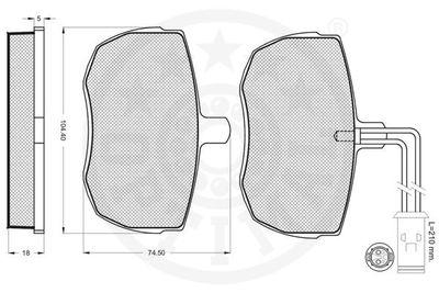 SET PLACUTE FRANA FRANA DISC OPTIMAL 9425 2