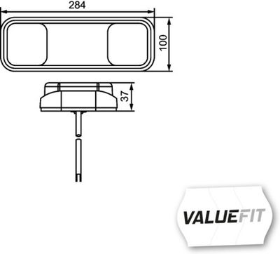 Achterlicht Links/Rechts (LED, 12/24V, met indicator, achteruitrijlicht, met stoplicht, parkeerlicht)