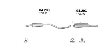 SISTEM DE ESAPAMENT POLMO POLMO30204