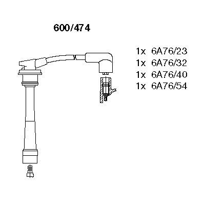 SET CABLAJ APRINDER BREMI 600474