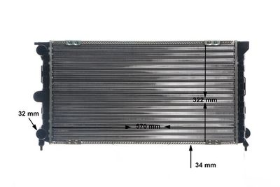 RADIATOR RACIRE MOTOR MAHLE CR737000S 11