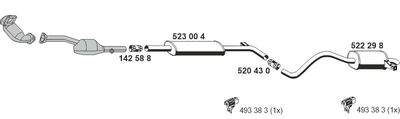 ABGASANLAGE ERNST 100481