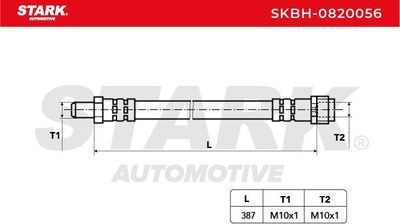 спирачен маркуч STARK SKBH-0820056