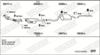 ABGASANLAGE WALKER FOK016939D