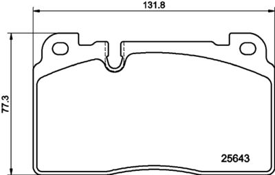 Комплект тормозных колодок, дисковый тормоз 8DB 355 020-241