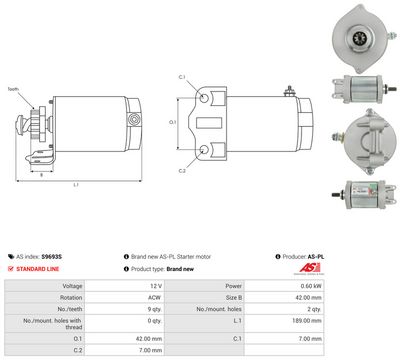 STARTER AS-PL S9693S 4