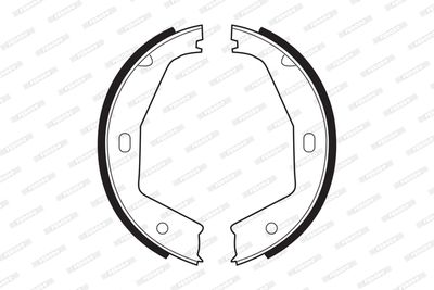 Bromsbackar, sats, parkeringsbroms FERODO FSB292