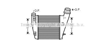 Интеркулер AVA QUALITY COOLING RTA4552 для RENAULT TWINGO